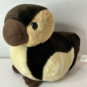 Vintage Puffin Bird Stuffed Animal KLP Realistic Bird Plush